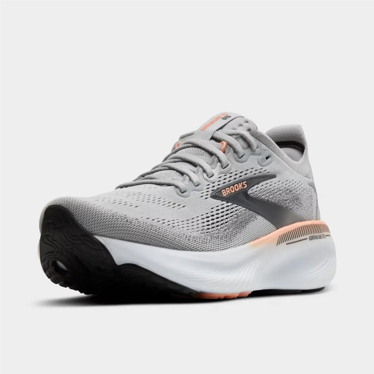 Brooks shoes - 1204431D 032 - Grey/Blackened Pearl/Coral 1