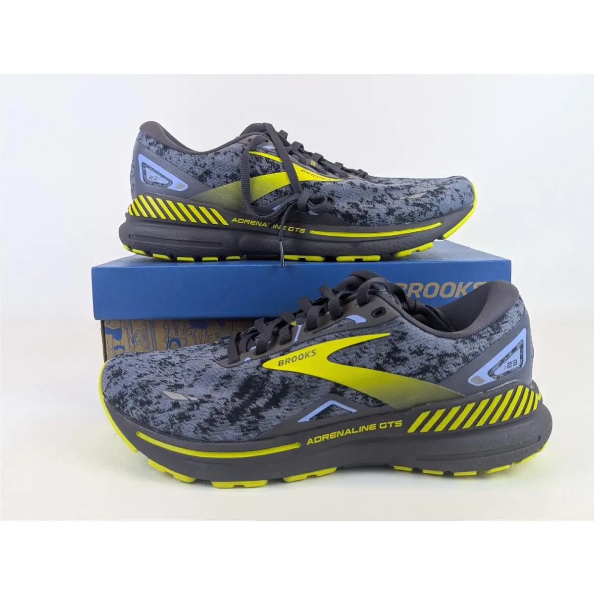 Brooks shoes - Brooks Adrenaline GTS 23 - Adrenaline GTS - 1103911d404 - Black Yellow 0