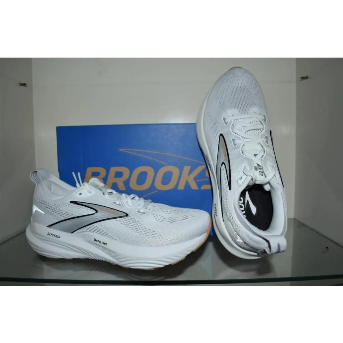 Brooks shoes - Brooks Glycerin 22 - Glycerin - 120434 1B 135 - White 3