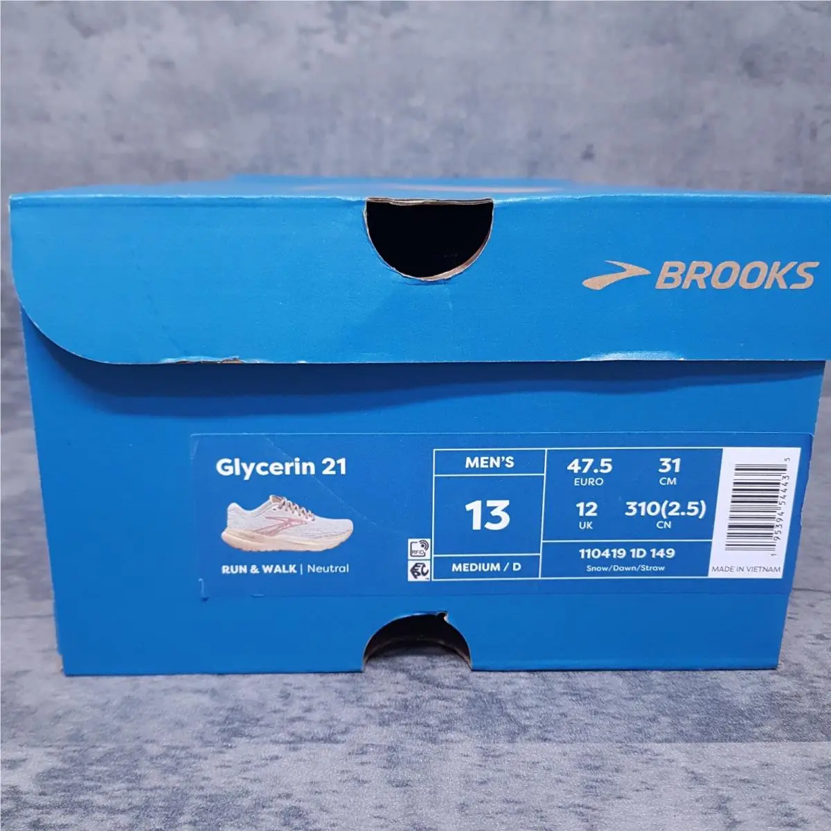 Brooks shoes - Brooks Glycerin 21 - Glycerin - 110419-1B-149 - Beige 5