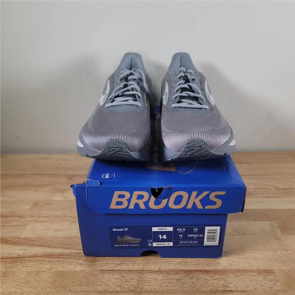 Brooks shoes - Brooks Ghost 17 - Ghost - 110442-1D-041 - Gray/Primer/Sand 0