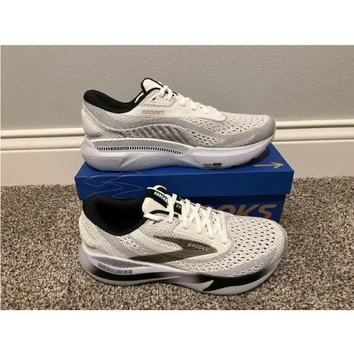 Brooks shoes - Brooks Adrenaline GTS 24 - Adrenaline GTS - 120426 126 - White/Black/Pelican (UPC: 195394534801) 0