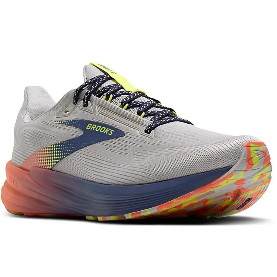 Brooks 110468 Revel 8 Run/walk Quiet/blue/solman Shoe Sneakers Men Size 13 - QUIET/BLUE/SOLMAN