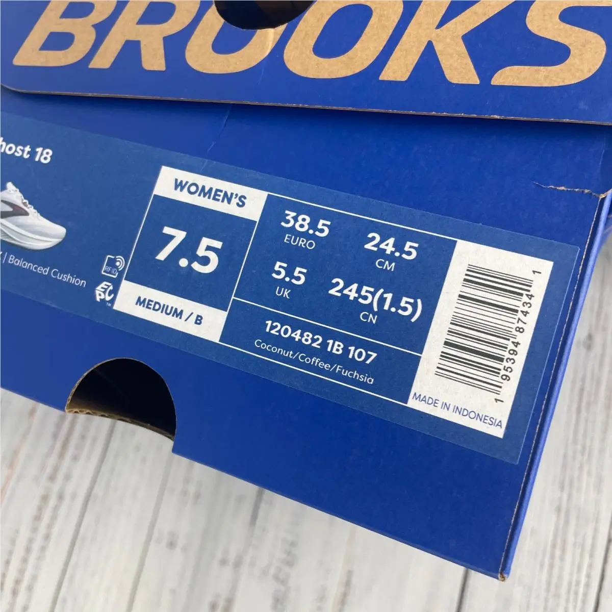 Brooks shoes - Brooks Ghost - Ghost - Gray (UPC: 195394874341) 9