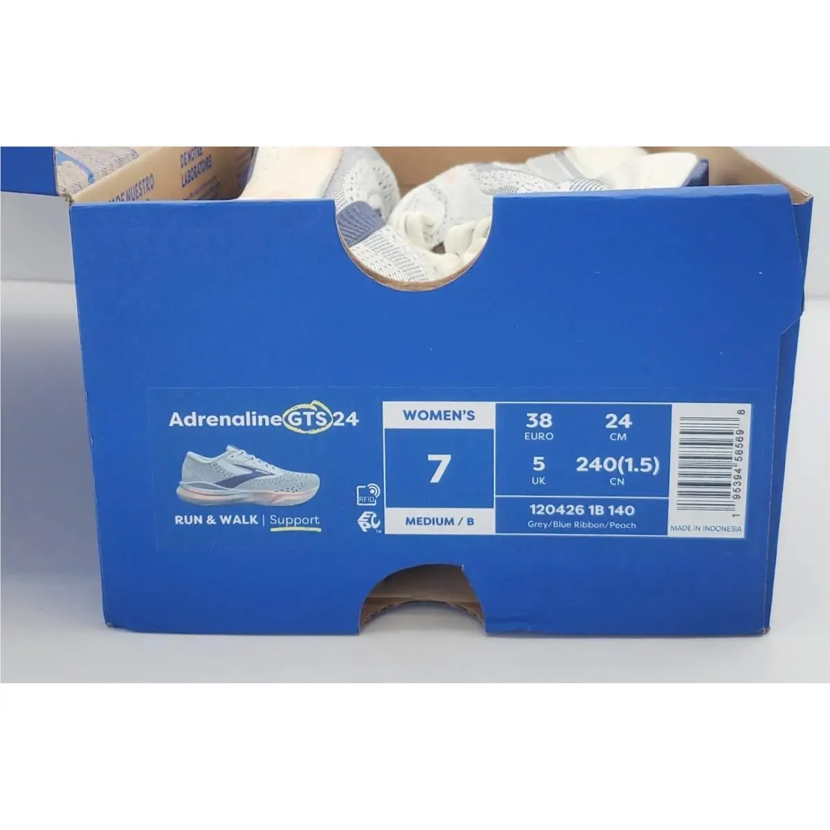 Brooks shoes - Brooks Adrenaline GTS 24 - Adrenaline GTS - Cream Peach Blue 0