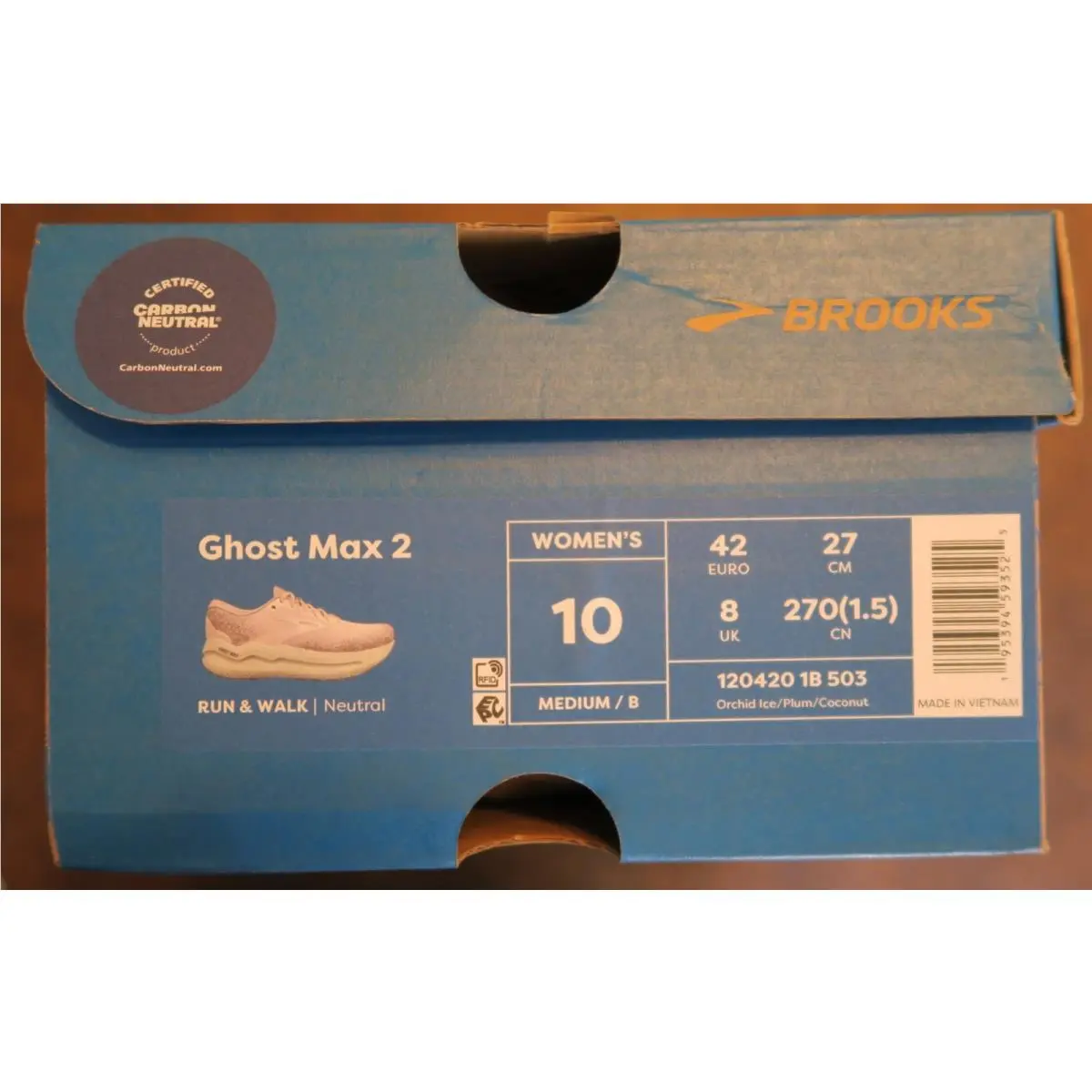 Brooks shoes - Brooks Ghost Max - Ghost Max - orchid 1