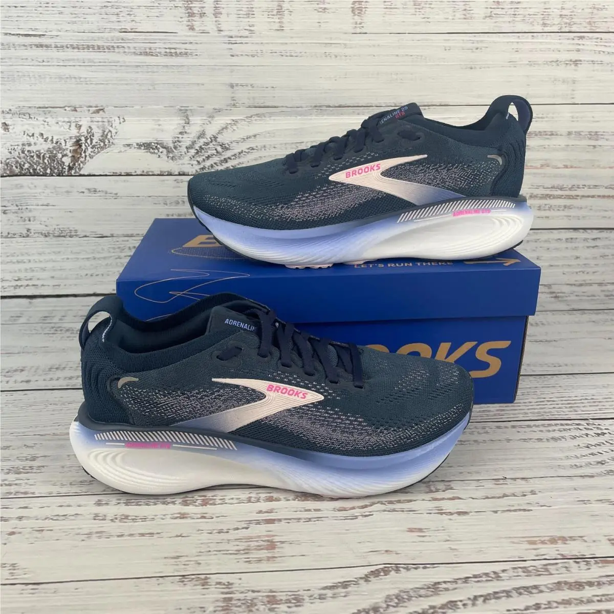 Brooks Adrenaline Gts 25 Womens US 9 B Running Shoes Spellbound Bell Pink