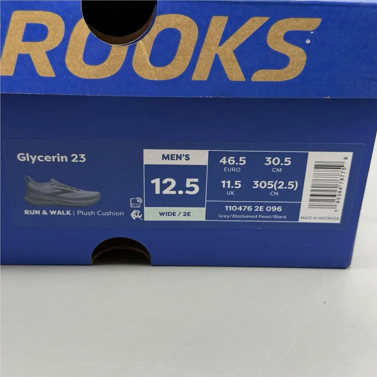 Brooks shoes - Glycerin 23 - Glycerin - 1104762E096 - Gray 12