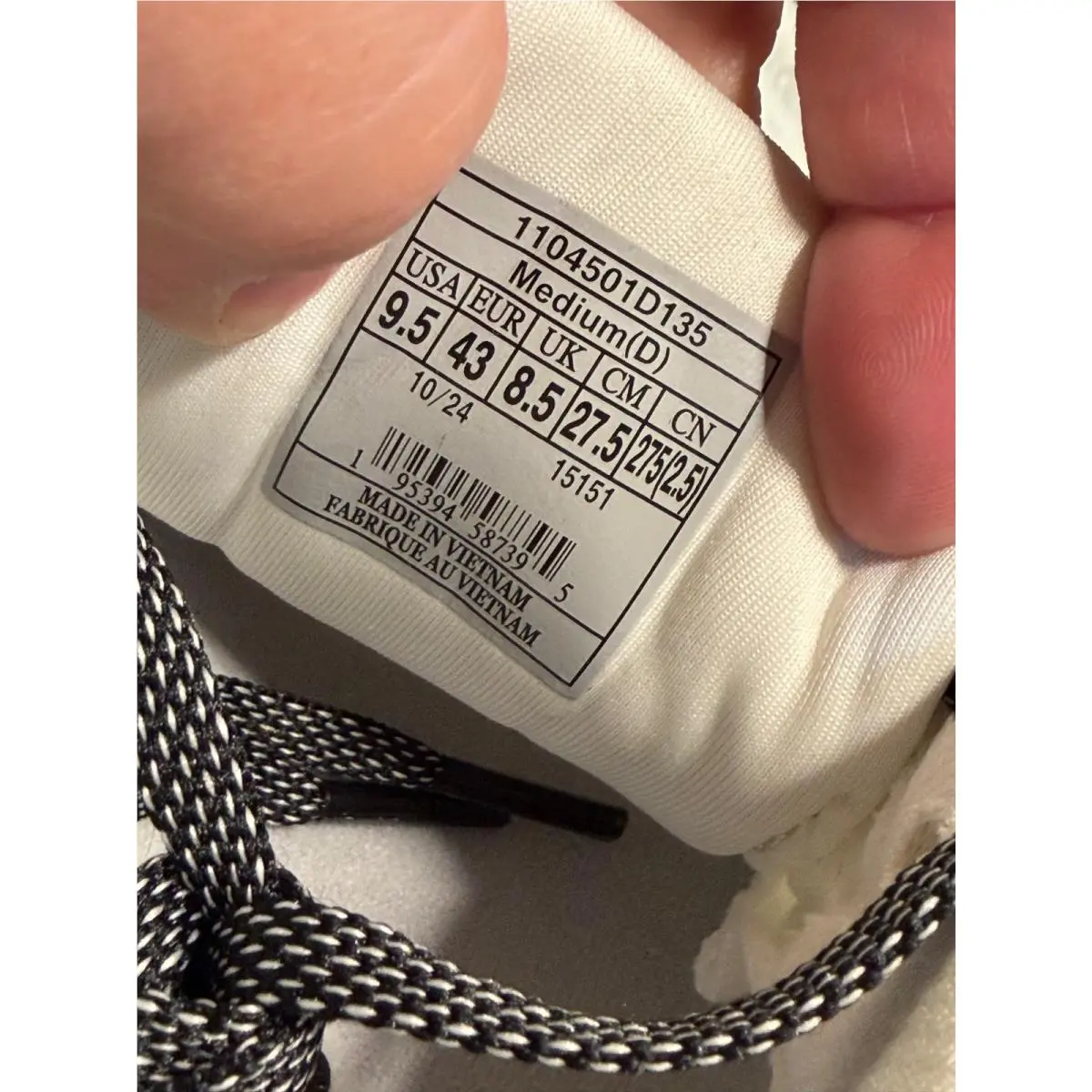 Brooks shoes - White, Black, Grey 10