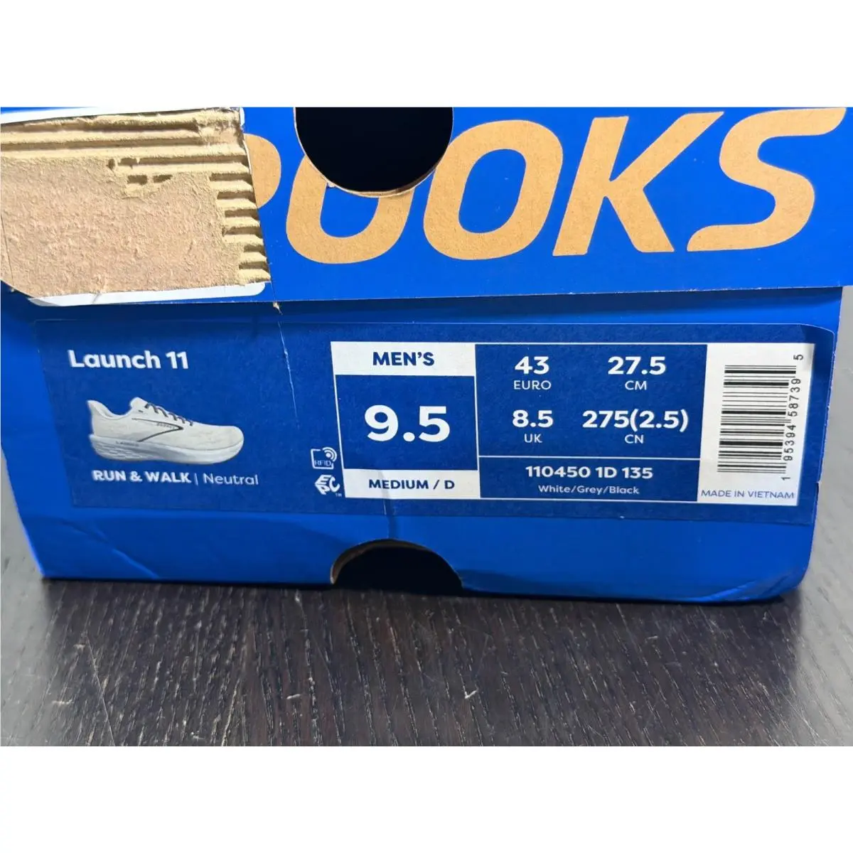 Brooks shoes - White, Black, Grey 16