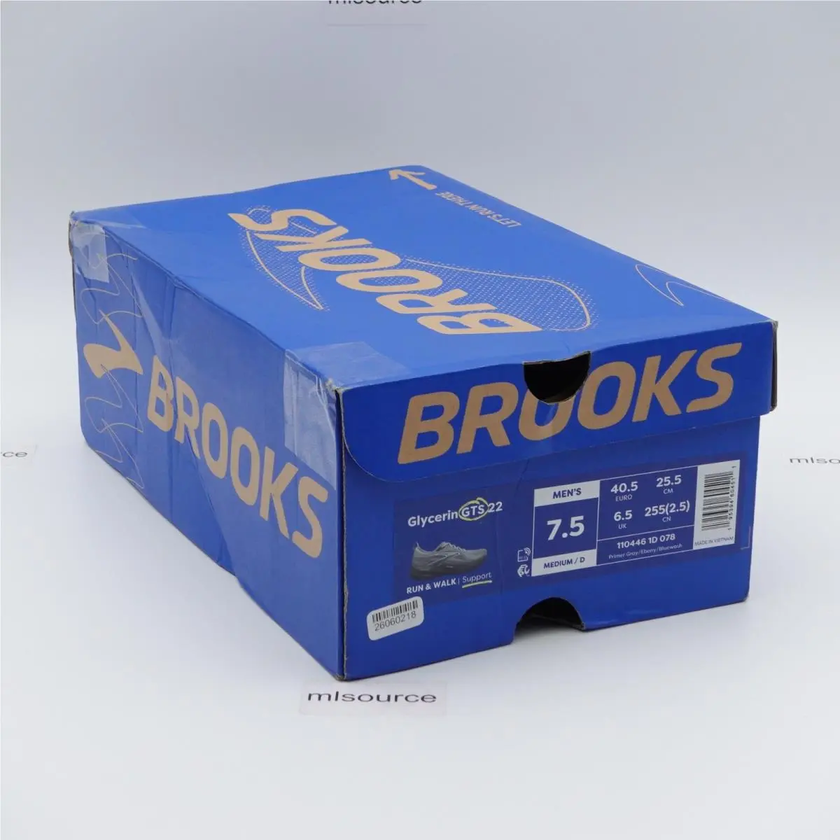 Brooks shoes - Brooks Glycerin GTS 22 - Glycerin GTS - 110446-1D-078 - Gray (UPC: 195394604511) 2