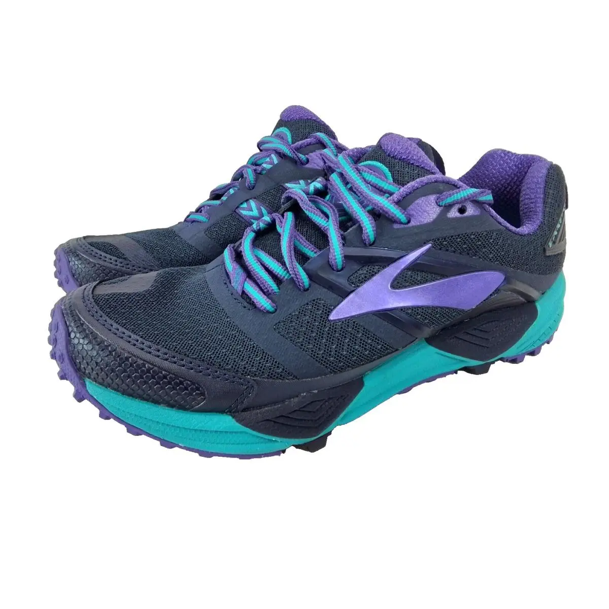 Brooks Cascadia 12 Peacoat/passion Flower/bluebird Women`s Size 5.5 US