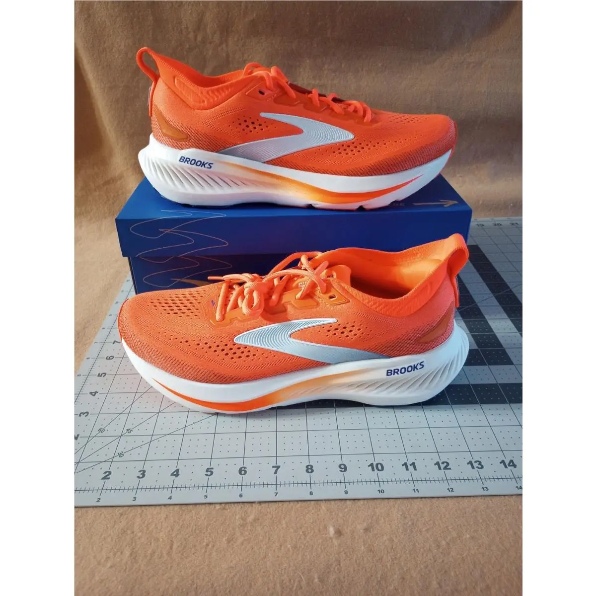 Brooks shoes - Brooks Glycerin - Glycerin - orange white 2
