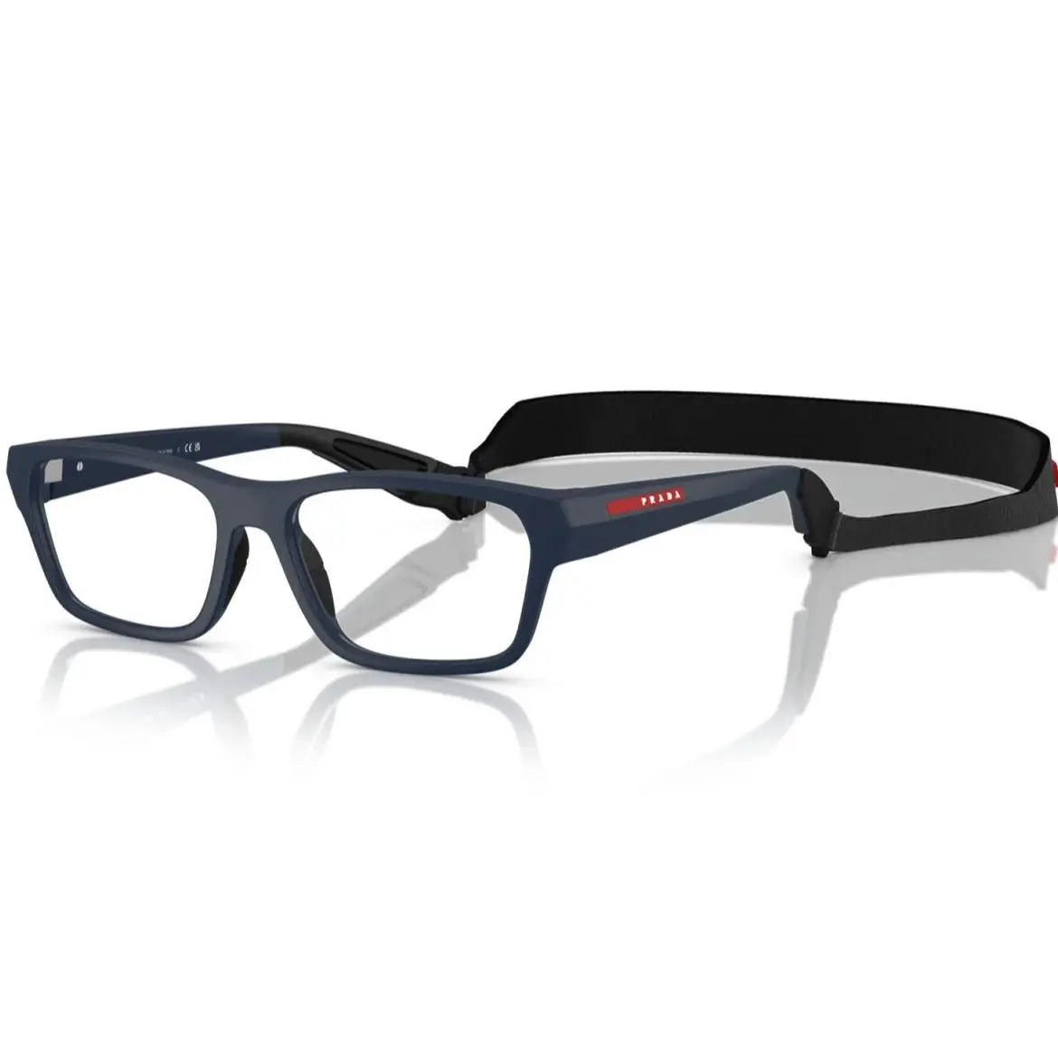 Prada Linea Rossa PS 03RV MAG1O1 Matte Baltic Men`s 54 mm Eyeglasses
