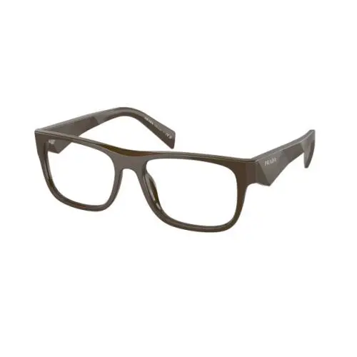 Prada Eyeglasses PR22ZV 15L1O1 53 Brown Optical Frame