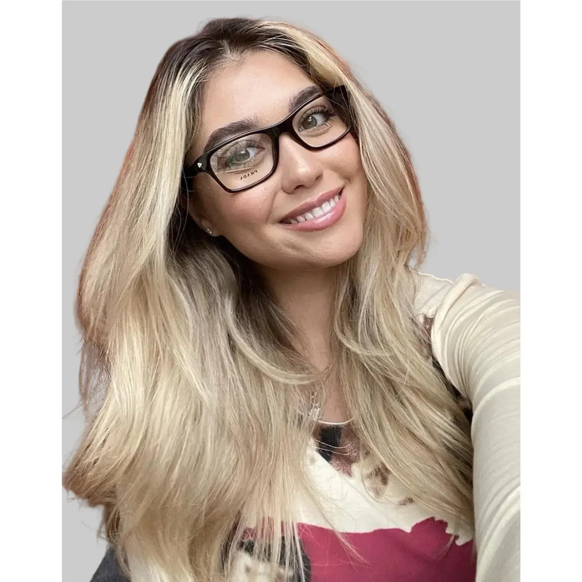 Prada Vpr 1S6 2AU-1O1 52mm Tortoise Cats Eye Women`s Eyeglasses Frame