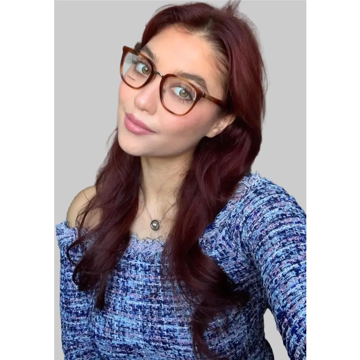 Prada Vpr 10T USE-1O1 49mm Round Tortoise Men’s Women’s Eyeglasses Frame