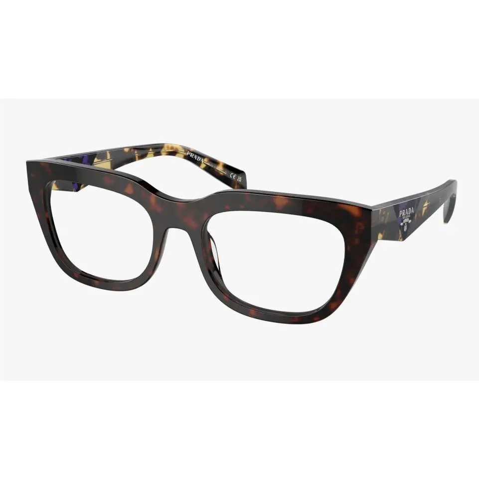 Prada Eyeglasses Vpr A06 17N-1O1 54-19 140 Large Havana Tortoise Frames