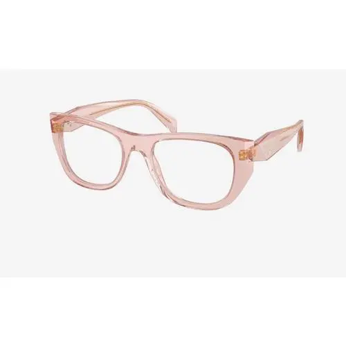 Prada PRA18VF 19Q1O1 52 Transparent Peach Women`s 52 mm Eyeglasses