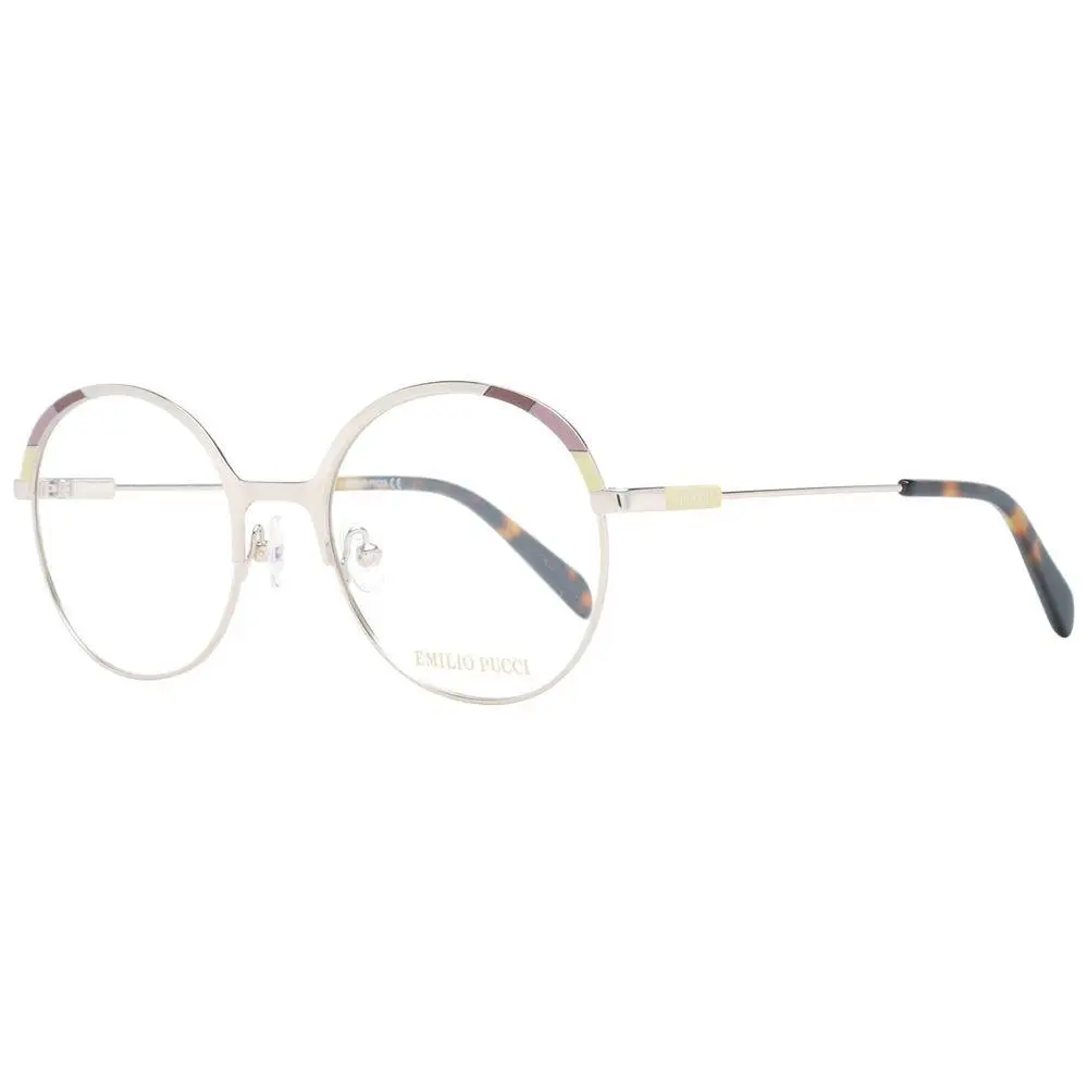 Emilio Pucci Gold Metal Glasses Frames - PU-1049225