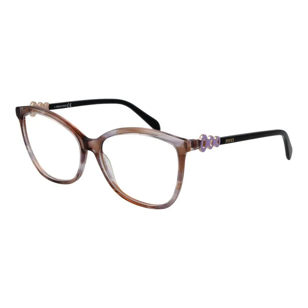 Emilio Pucci Brown Plastic Glasses Frames - PU-1056395