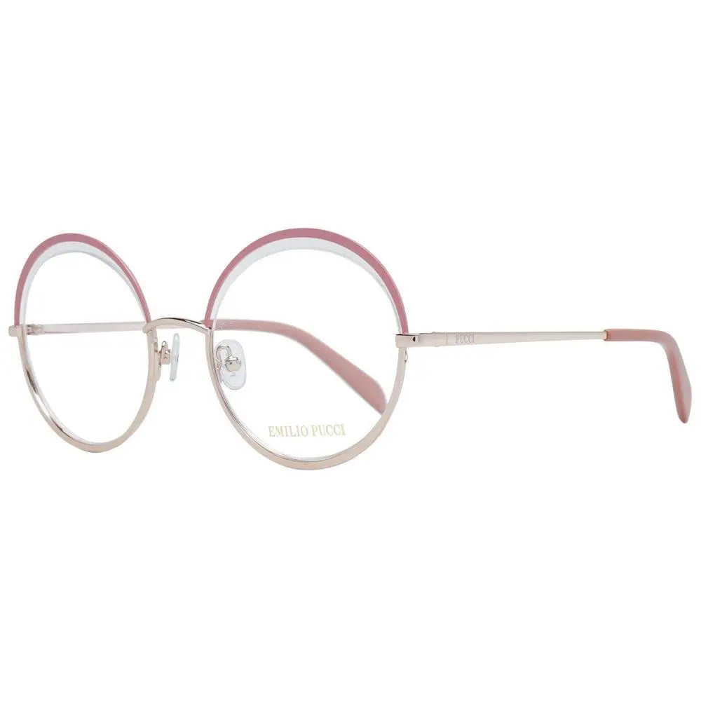 Pink Metal Glasses Frames by Emilio Pucci