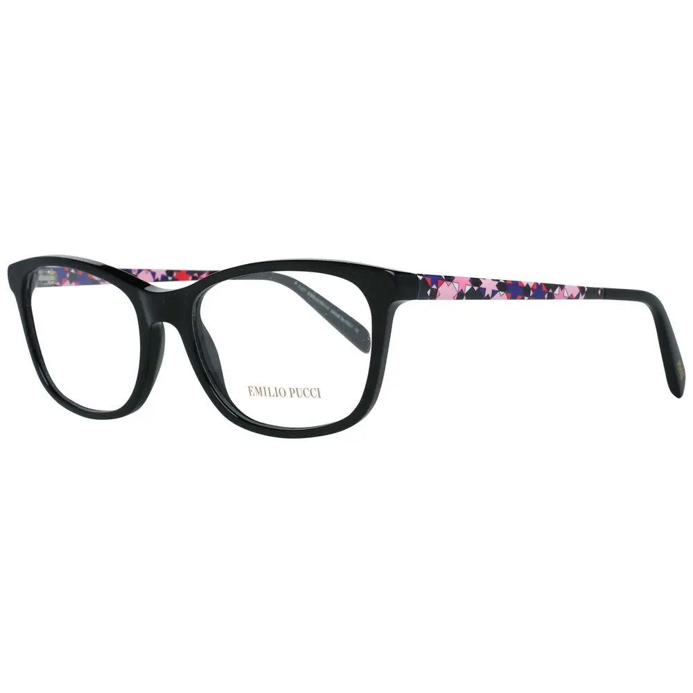 Emilio Pucci Black Metal Glasses Frames