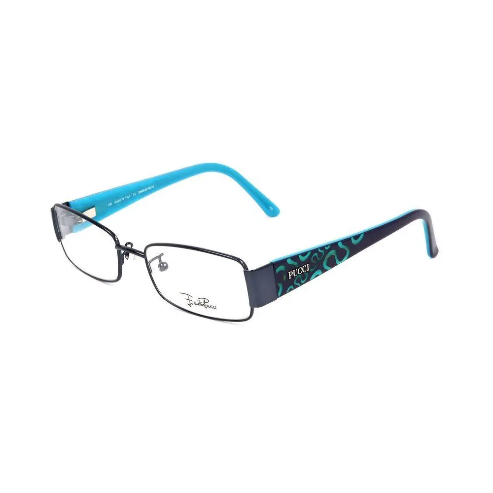 Emilio Pucci Blue Metal Glasses Frames