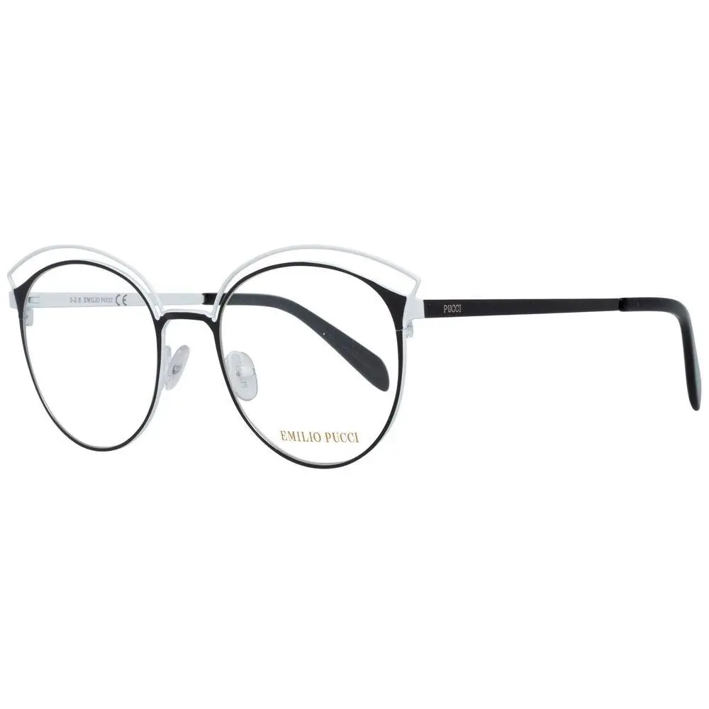 Emilio Pucci Black Metal Glasses Frames - PUEP507649004AC
