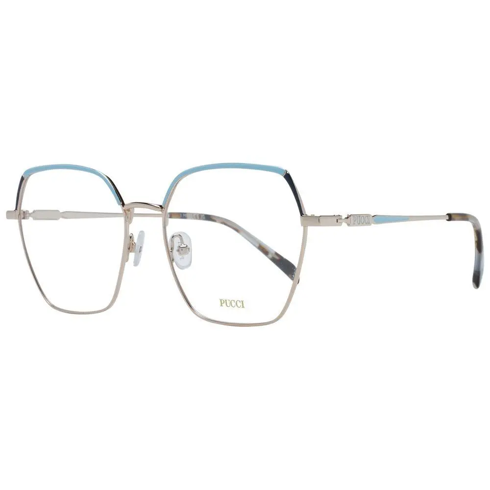 Emilio Pucci Gold Metal Glasses Frames - PU-1049644
