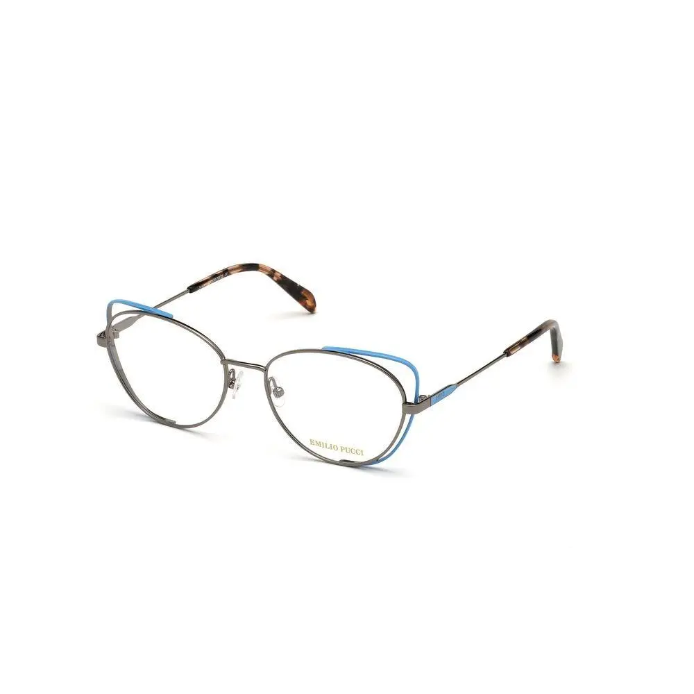 Emilio Pucci Gray Metal Glasses Frames