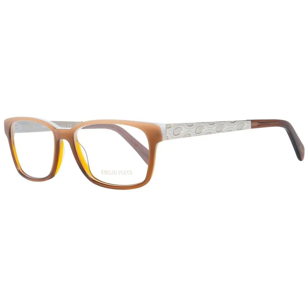 Emilio Pucci Brown Plastic Glasses Frames - PUEP502654047AC