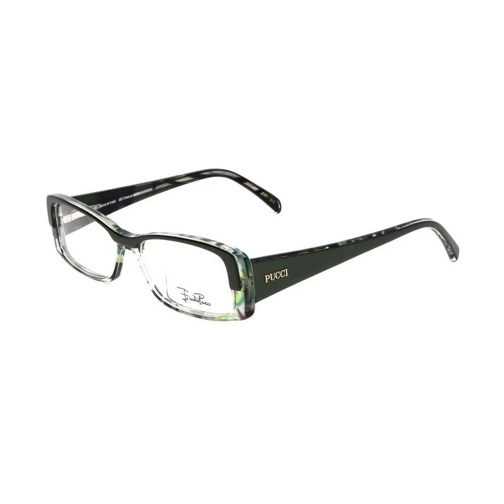 Emilio Pucci Gray Plastic Glasses Frames