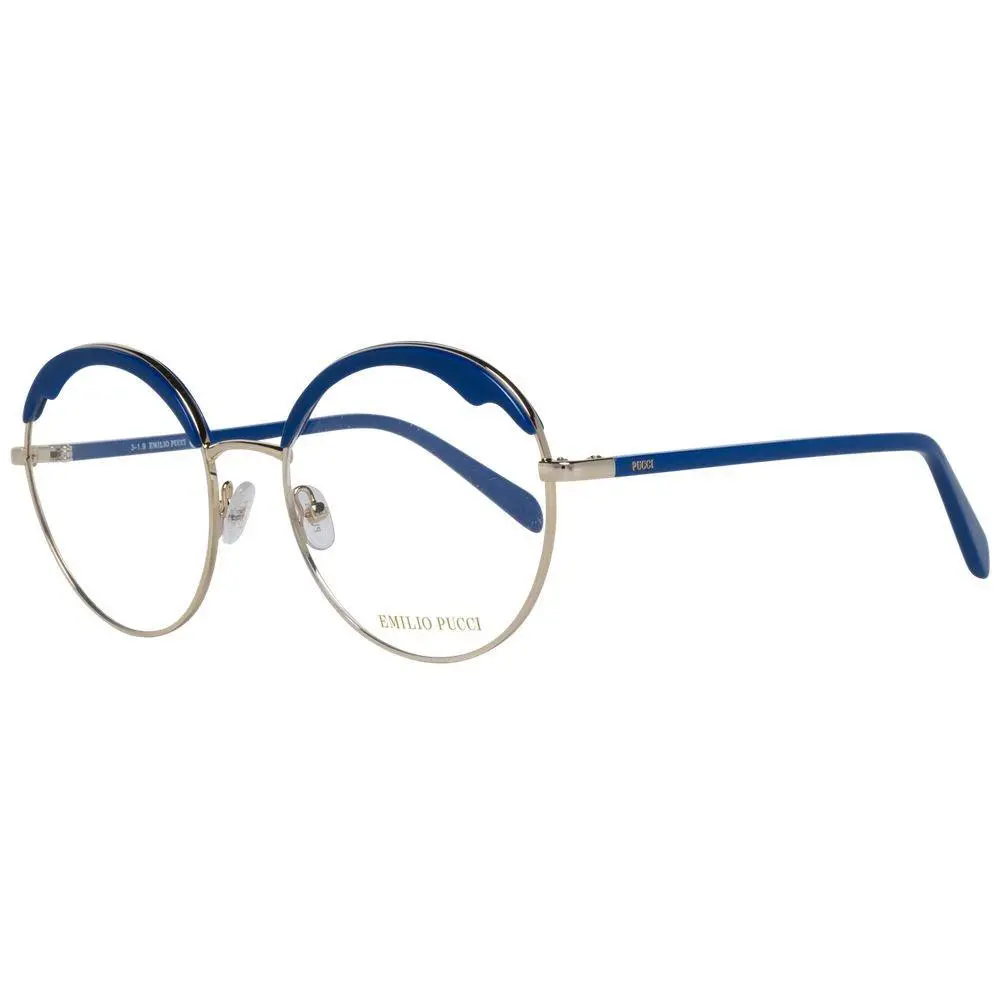 Emilio Pucci Blue Metal Plastic Glasses Frames - PU-1033824