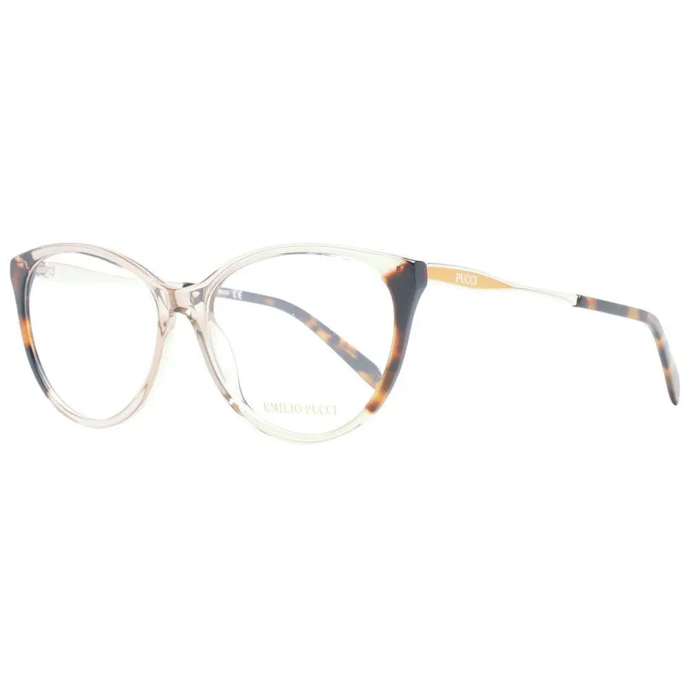 Emilio Pucci Brown Plastic Glasses Frames - PU-1049646