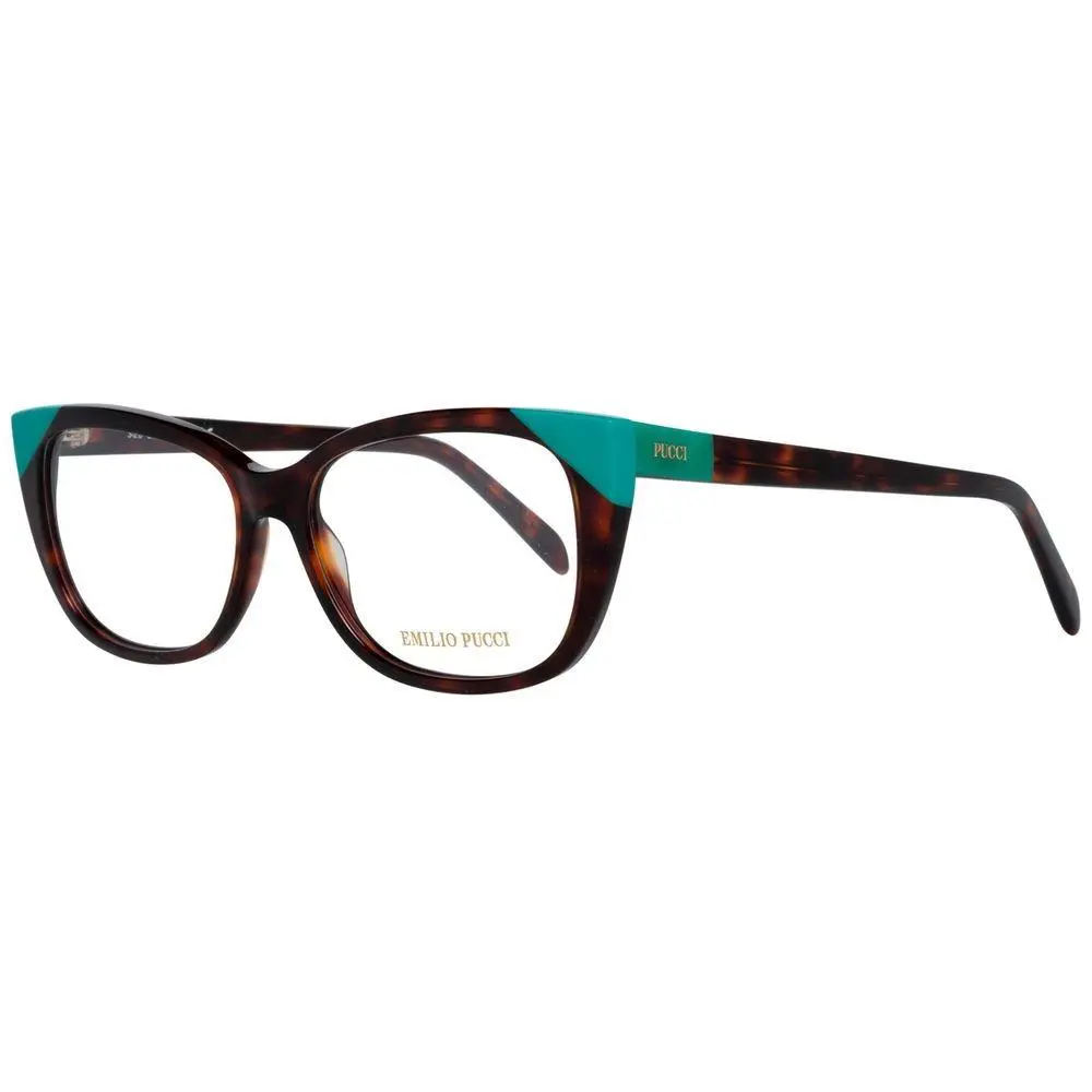 Emilio Pucci Brown Plastic Glasses Frames - PUEP511754056AC