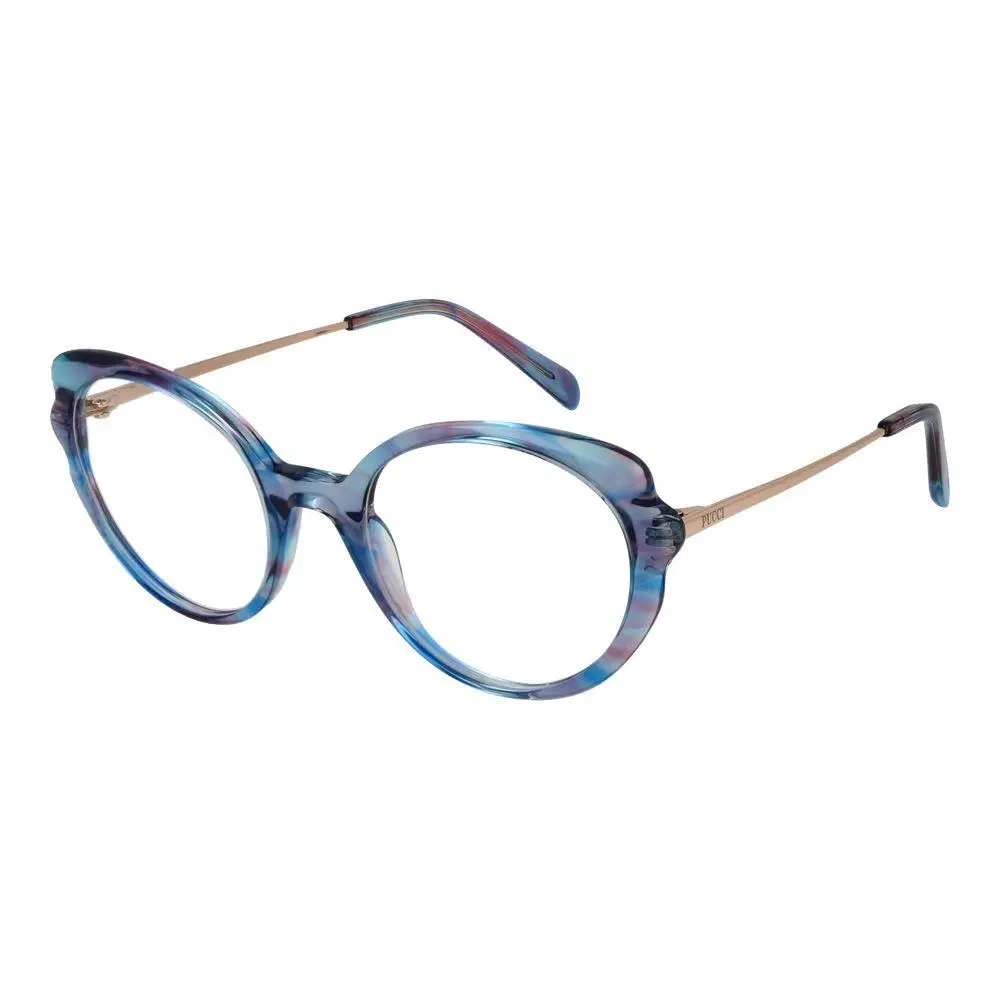 Blue Plastic Glasses Frames - PU-1057363 by Emilio Pucci