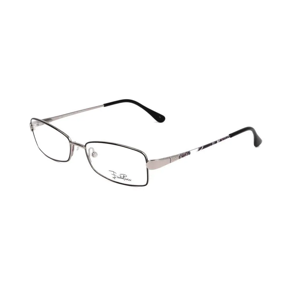 Emilio Pucci Gray Metal Glasses Frames