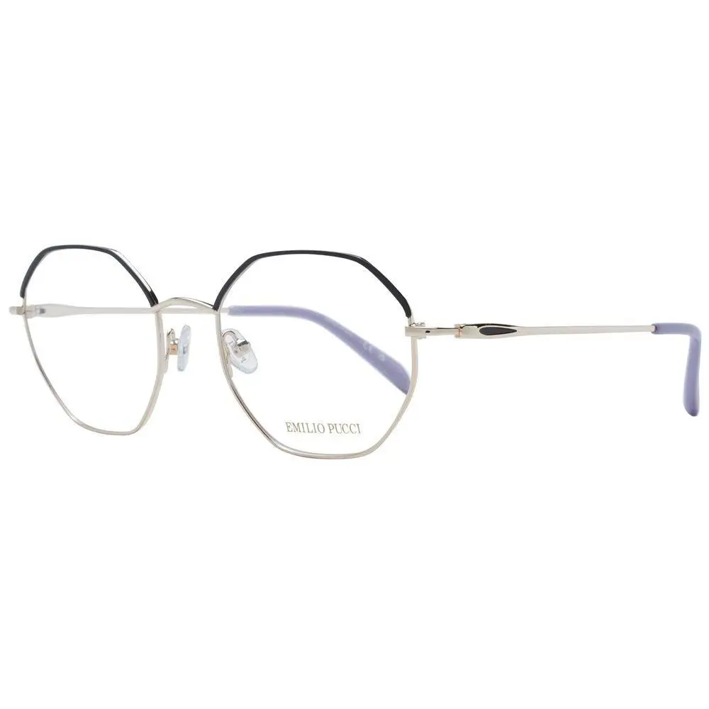 Black Metal Glasses Frames by Emilio Pucci