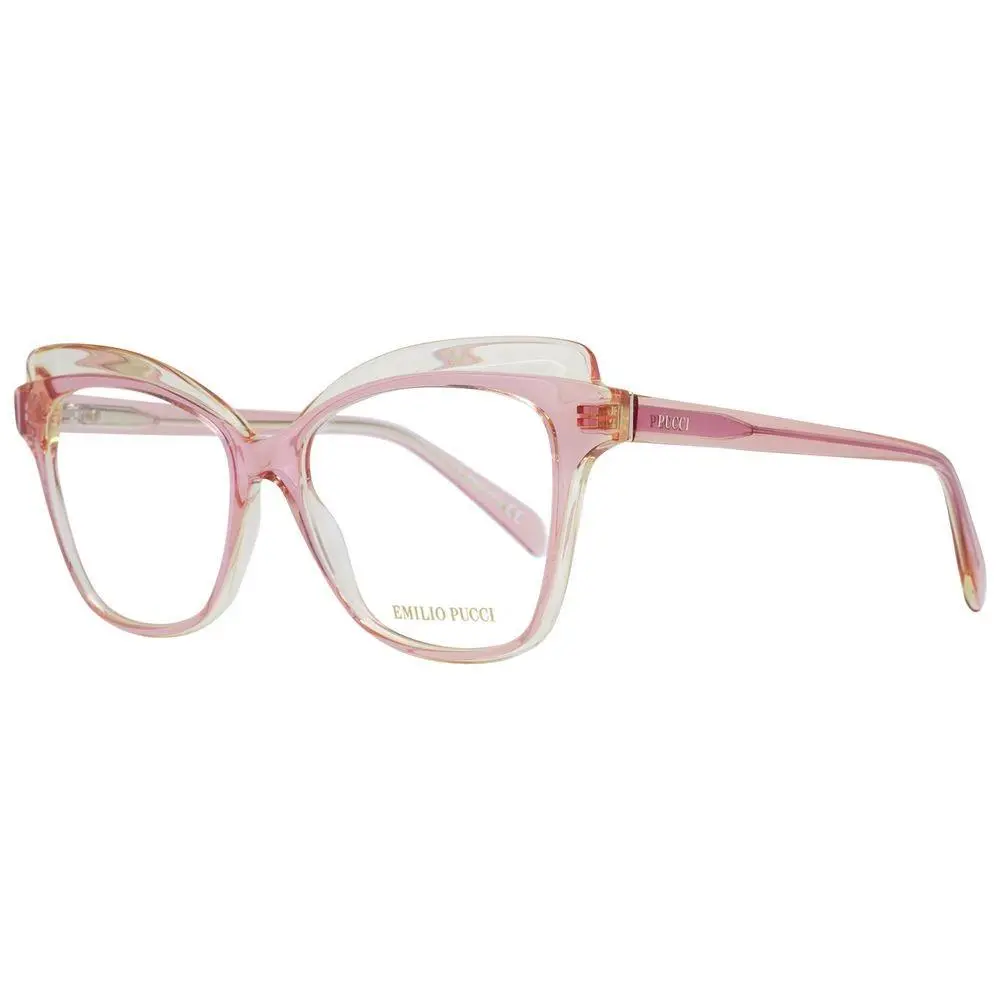 Emilio Pucci Pink Plastic Glasses Frames