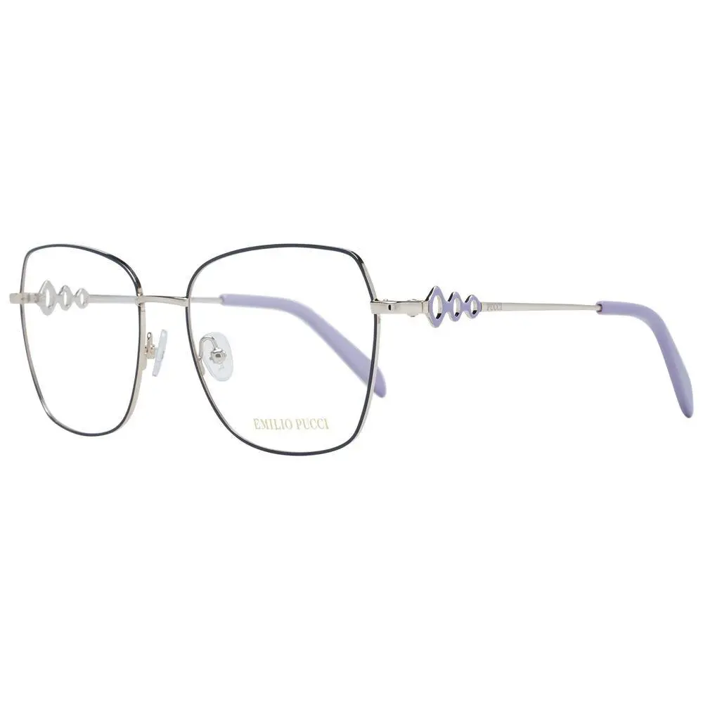 Emilio Pucci Blue Metal Glasses Frames