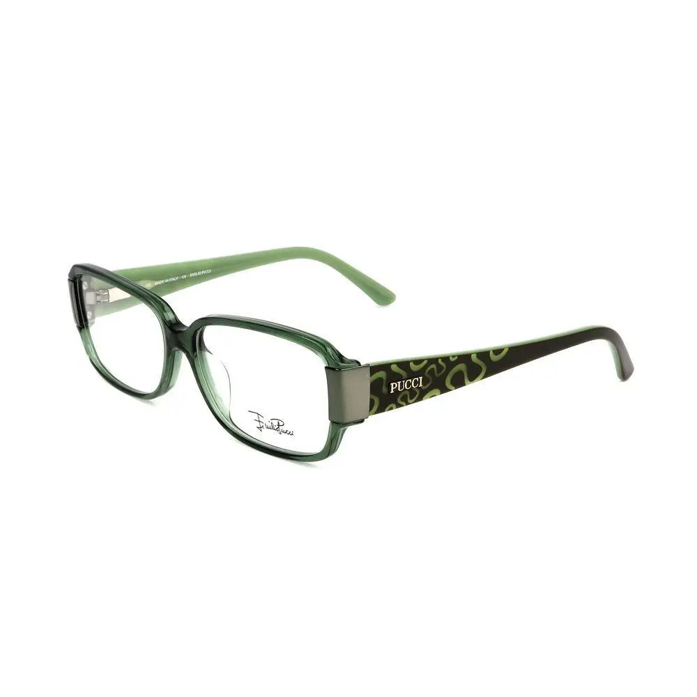 Emilio Pucci Army Plastic Glasses Frames