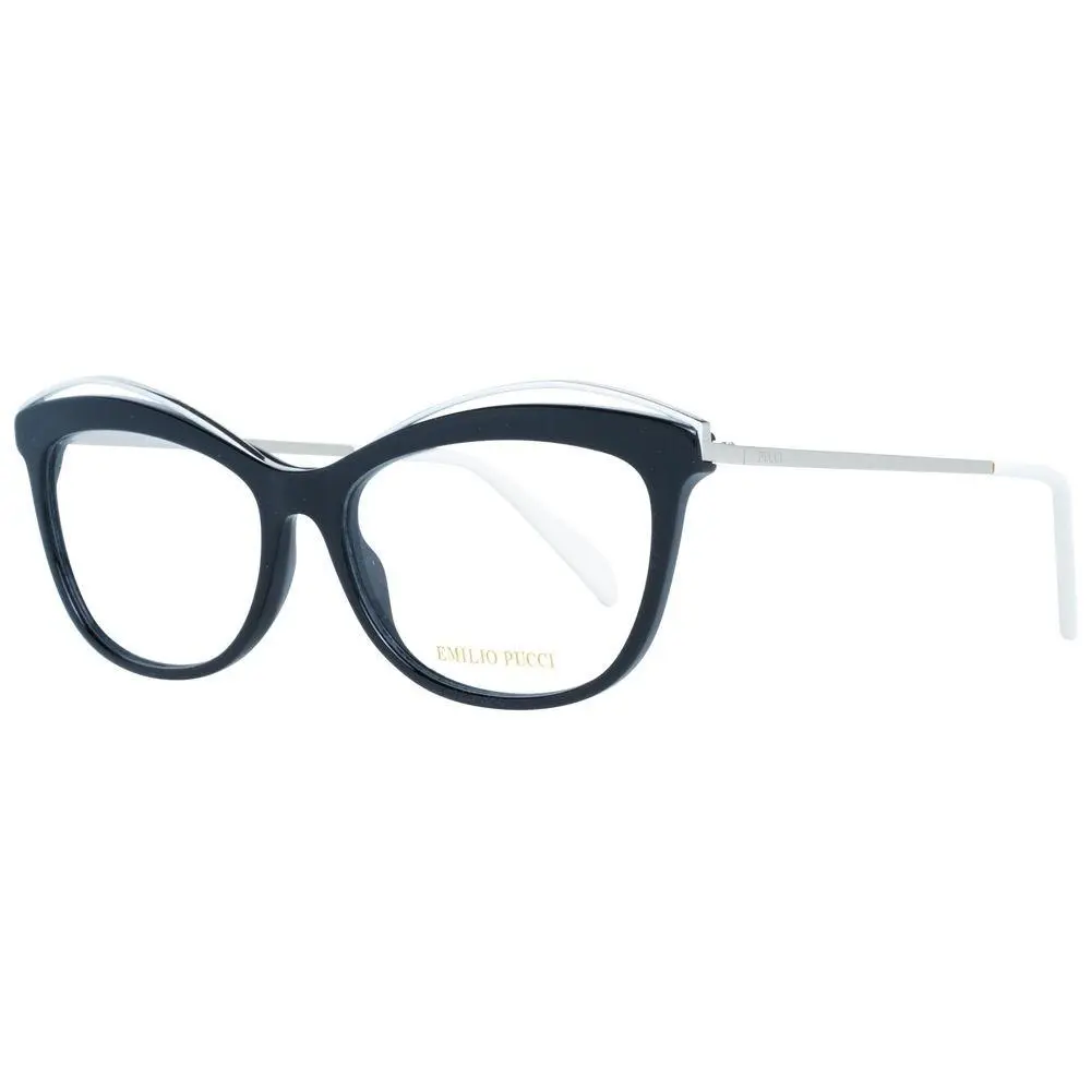 Emilio Pucci Black Metal Plastic Glasses Frames - PU-1036719