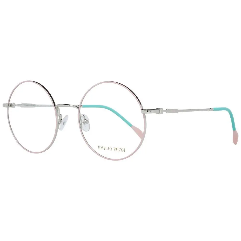 Emilio Pucci Gray Metal Glasses Frames