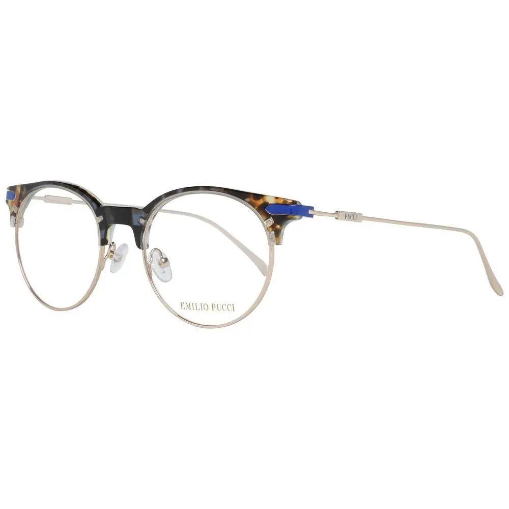 Emilio Pucci Gold Metal Glasses Frames