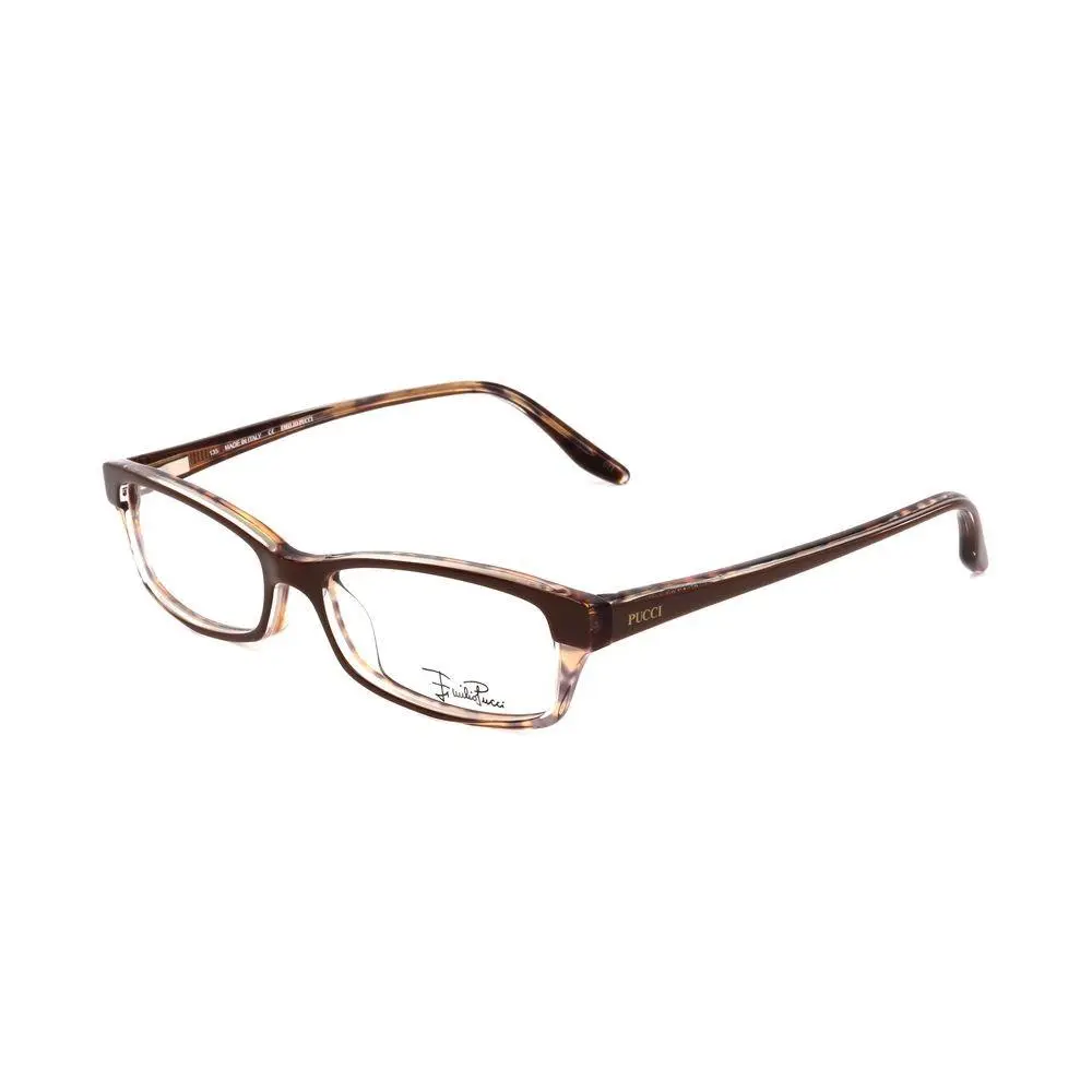 Emilio Pucci Brown Plastic Glasses Frames - EPEP2649204AC