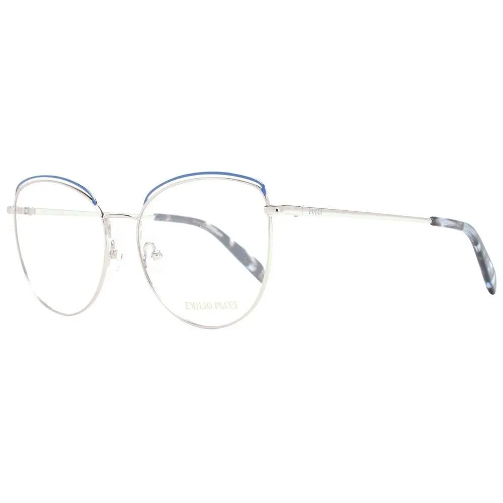 Blue Metal Glasses Frames by Emilio Pucci