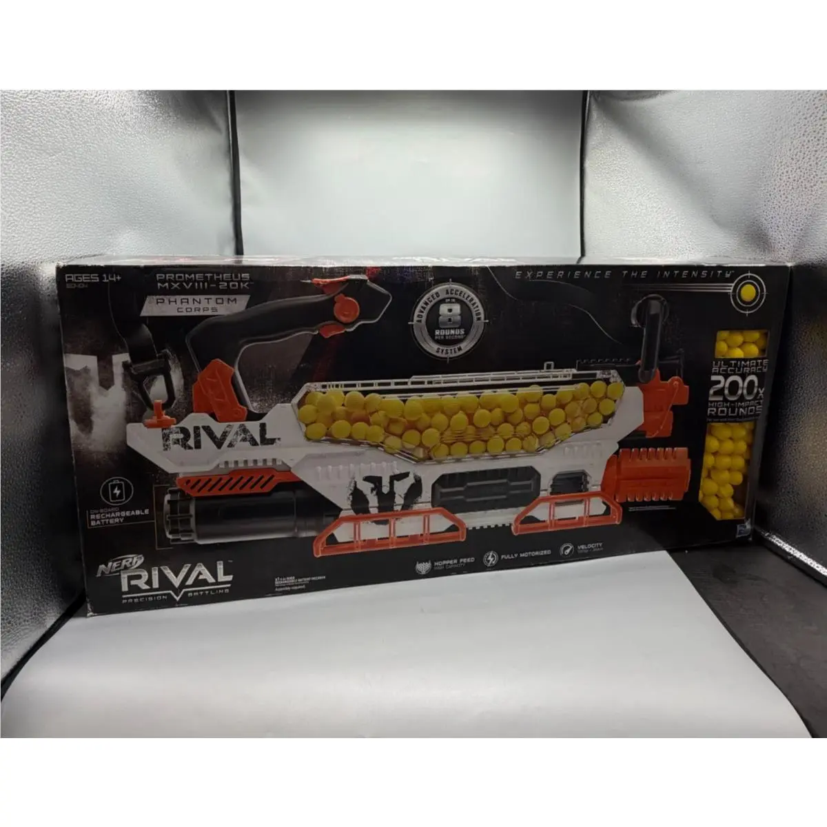 Nerf Rival Prometheus MXVIII-20K Toy Blaster Motorized High Capacity