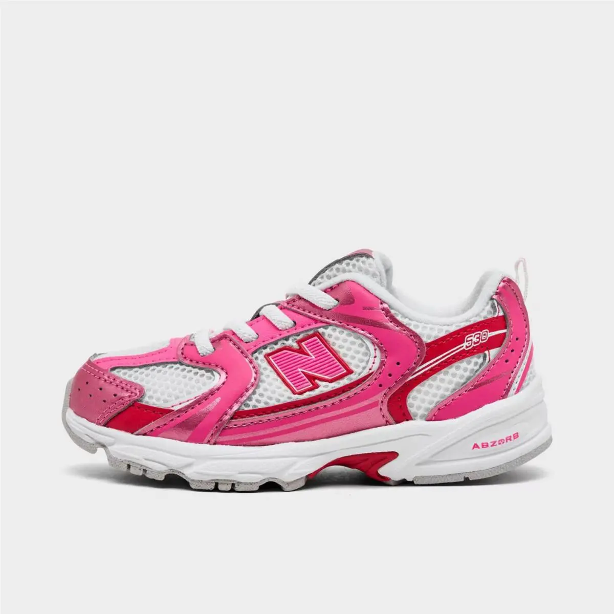 Girls` Toddler New Balance 530 Casual Shoes Pink Satin/shadow Red I5309WQ 650