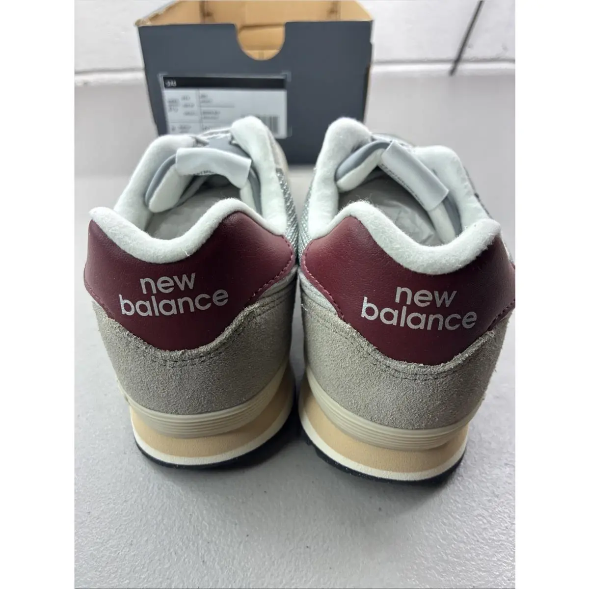 New Balance shoes - New Balance 574 - GC574SKB - Brown, Red, Gray 2